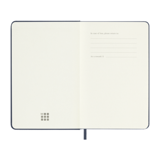 Moleskine tjedni planer 9 x 14 tu sapphire blue 1