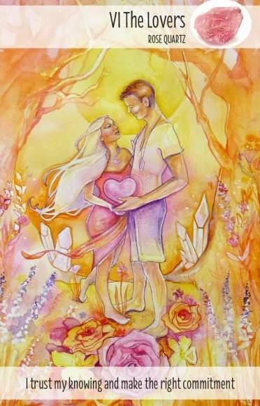 The Crystal Power Tarot Rose Quartz